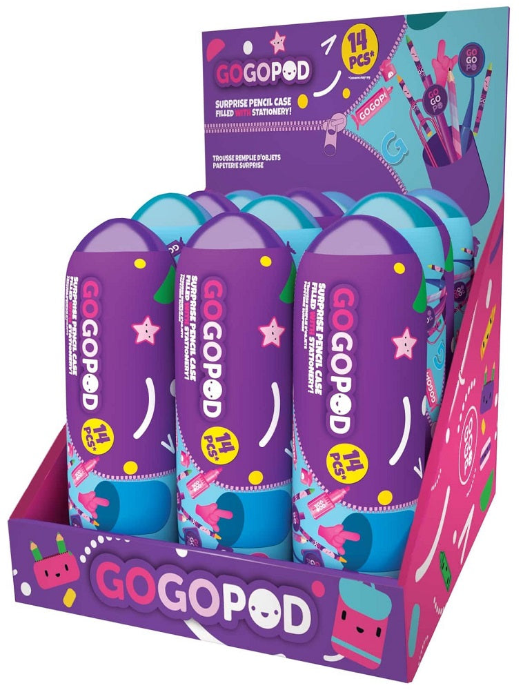 GOGOPO GOGOPOD Surprise Pencil Case with 14pc Stationery