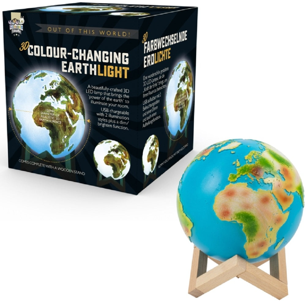Funtime Gifts 3D Colour-Changing Earth Lamp 15cm