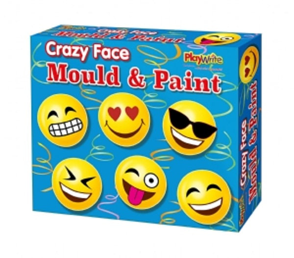 Funny Face Mould and Paint Fridge Magnets Set