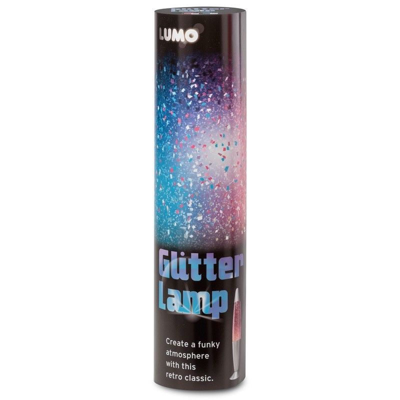 Lumo Motion Glitter Lamp Blue