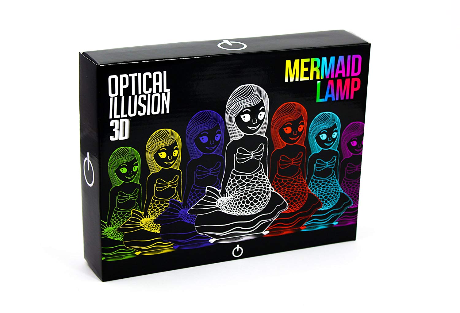 Mermaid 3D Optical Illusion Night Light