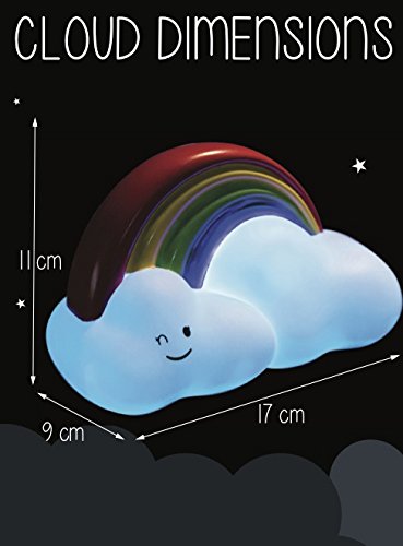 Rainbow Cloud LED Colour Changing Night Light