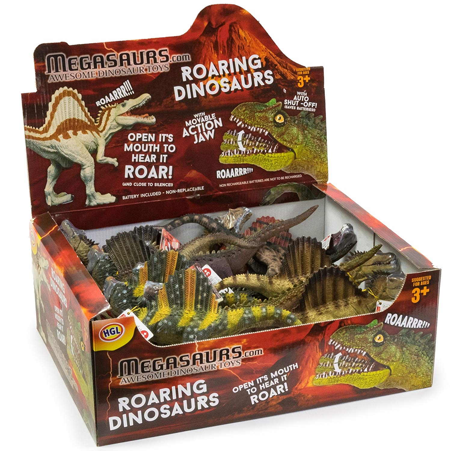 Megasaurs Roaring Dinosaur Figure