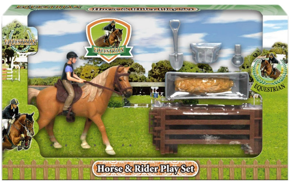 Horse and Rider Playset