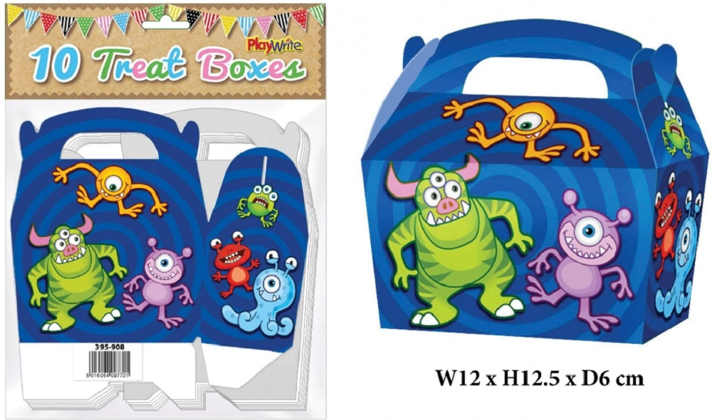 Playwrite 10 Monster Design Treat Boxes
