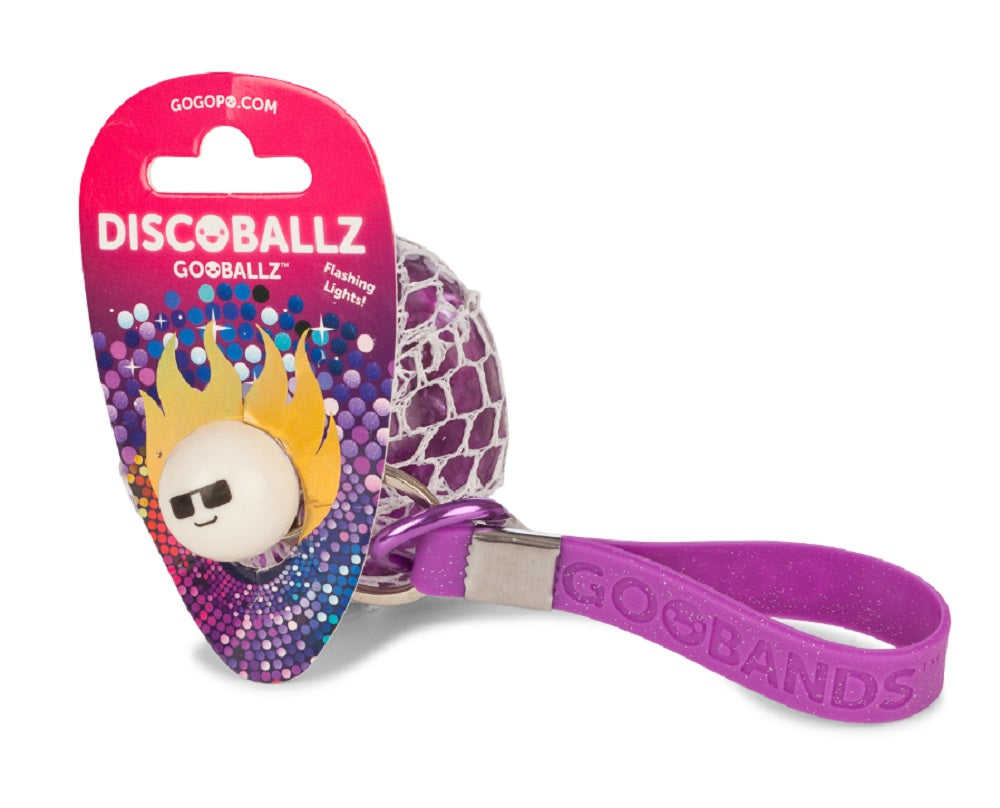 GOGOPO Coloured Disco Flashing Mesh Ball 7cm