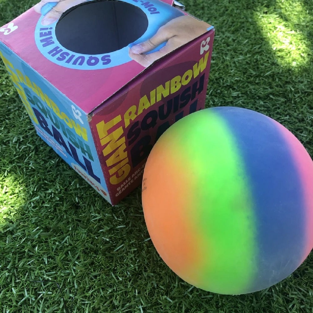 Keycraft Giant Rainbow Squish Ball 10cm
