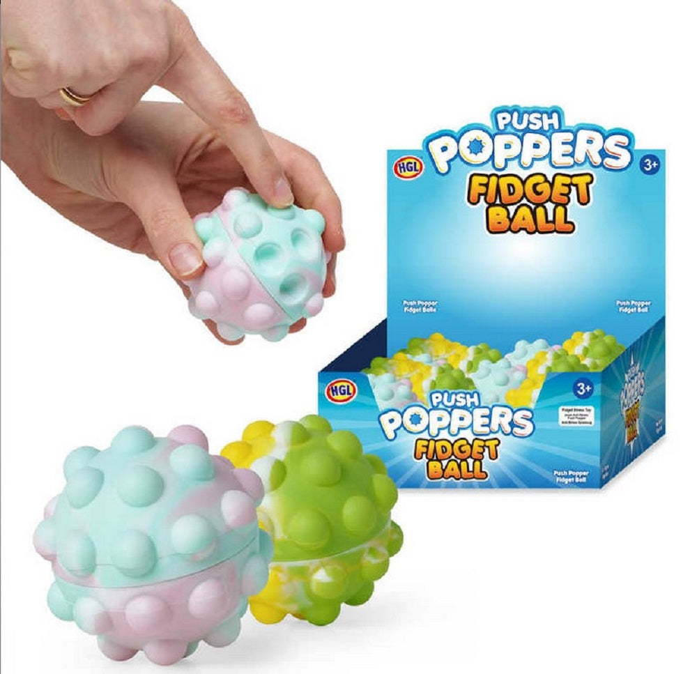 HGL Push Poppers Fidget Ball 7cm
