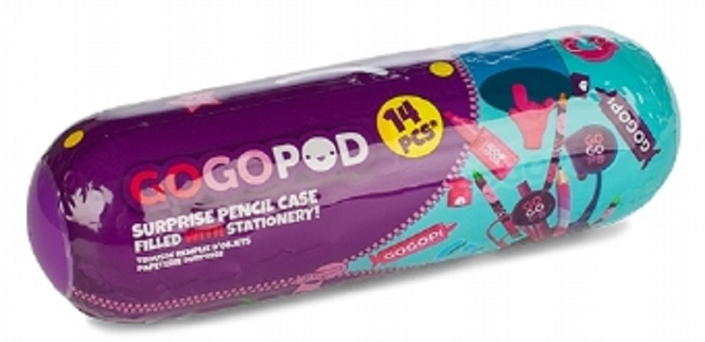 GOGOPO GOGOPOD Surprise Pencil Case with 14pc Stationery