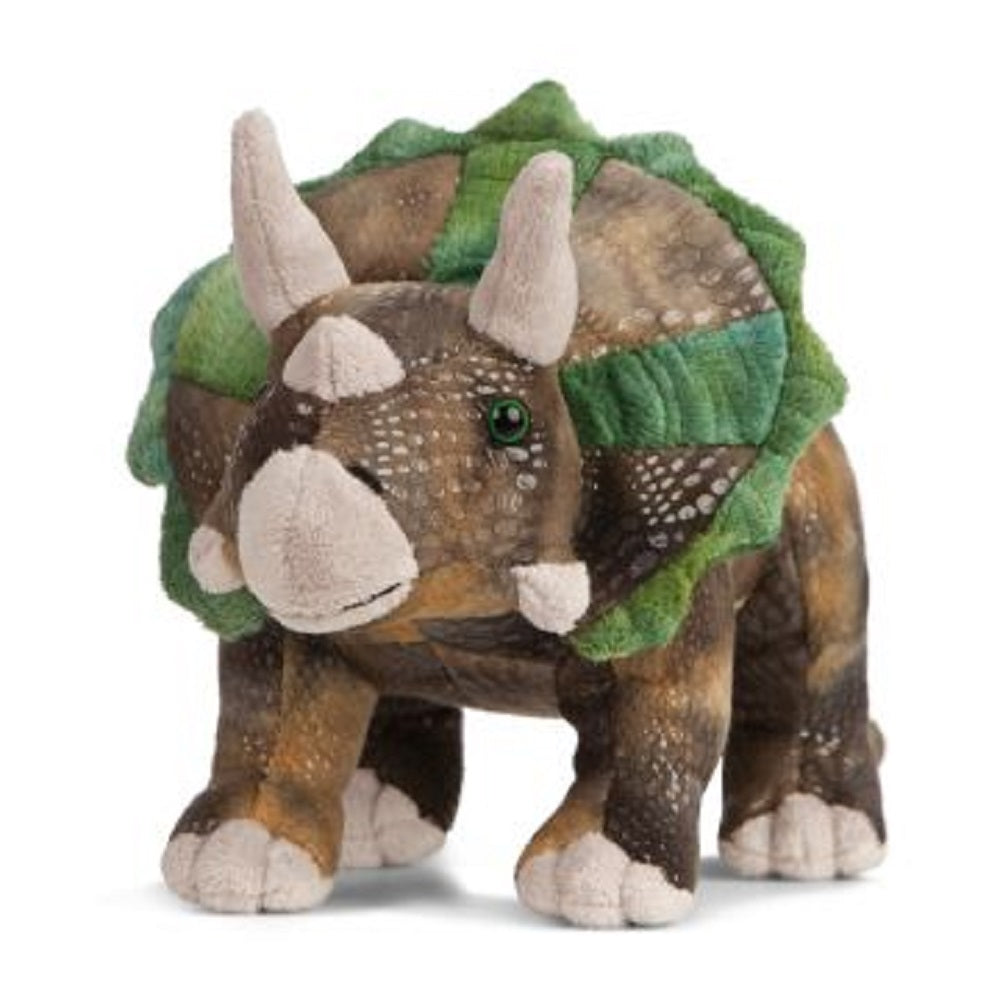 Living Nature Standing Triceratops Soft Toy 33cm