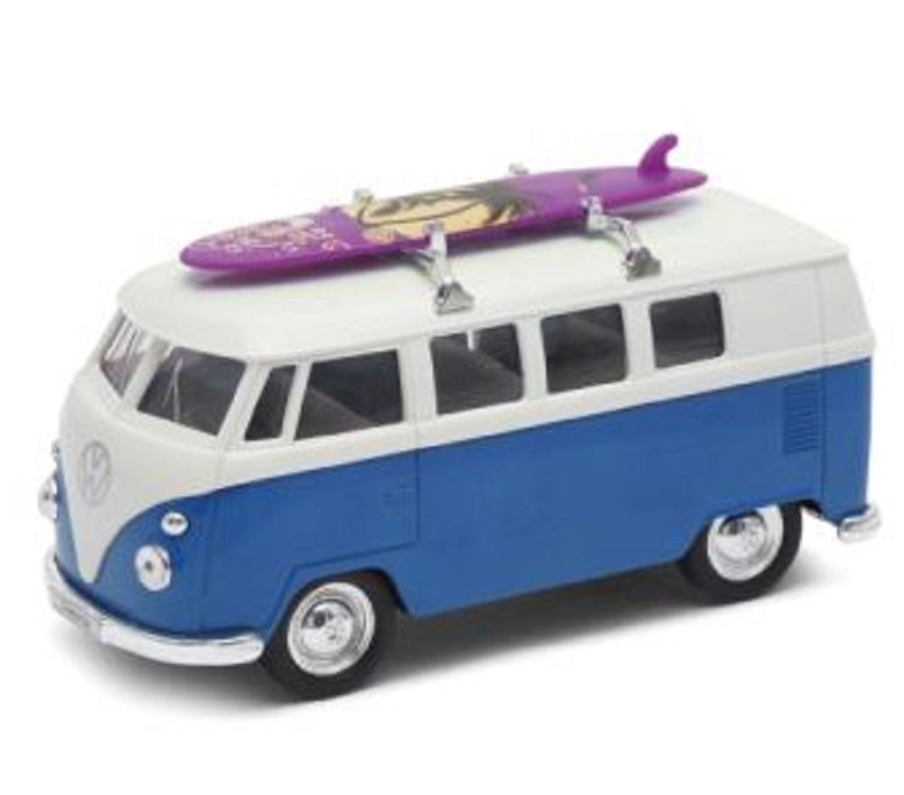VW 1962 Microbus with Surfboard 1:36