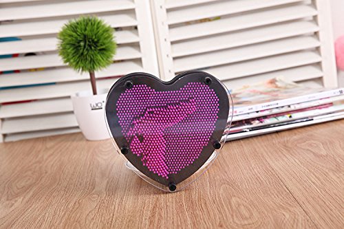 3D Heart Shaped Pin Art