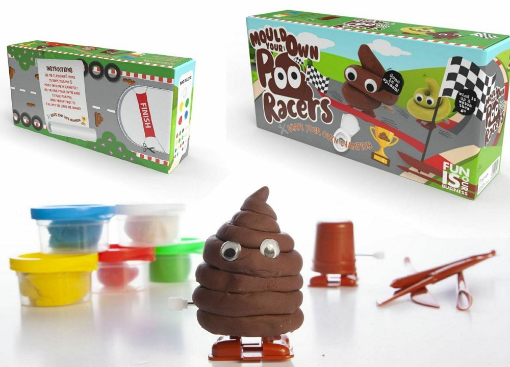 Boxer Gifts Mould your own Poo Racers