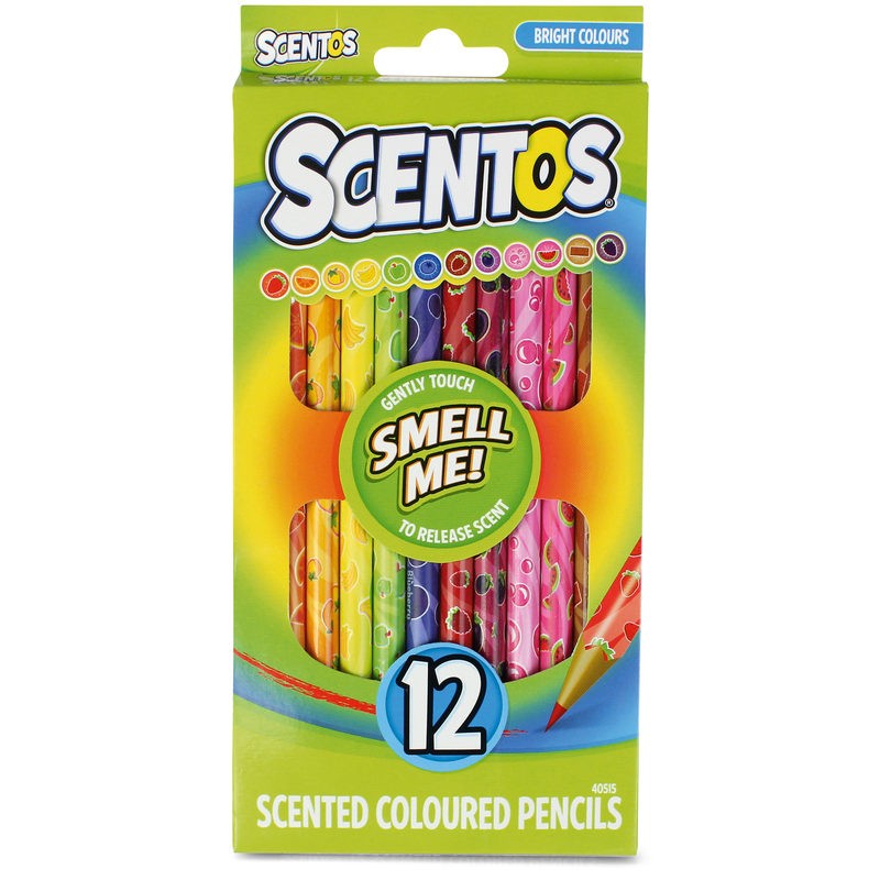 Scented Colouring Pencils 12 Pack
