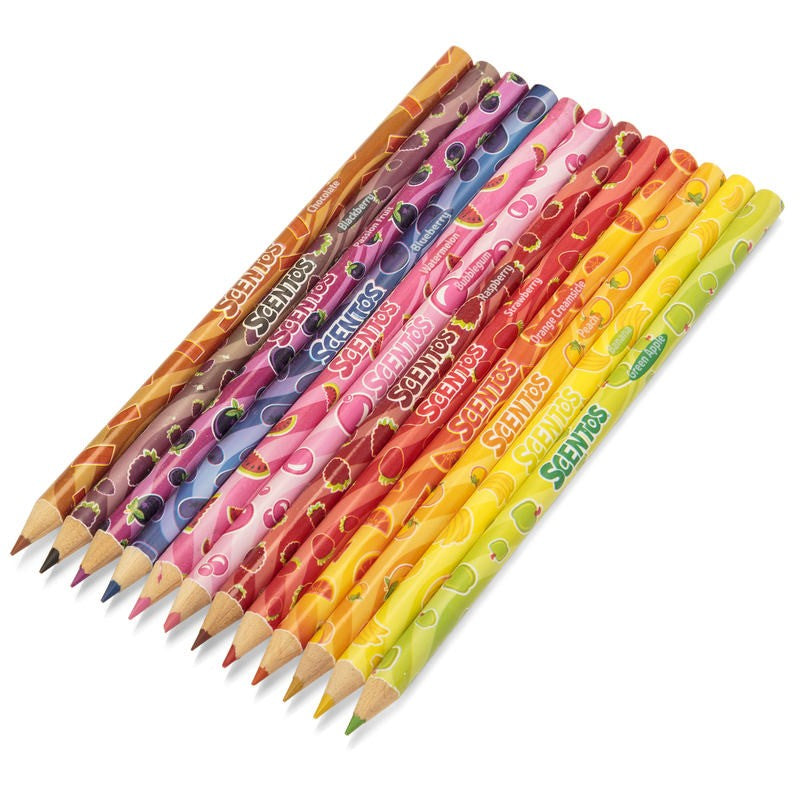 Scented Colouring Pencils 12 Pack