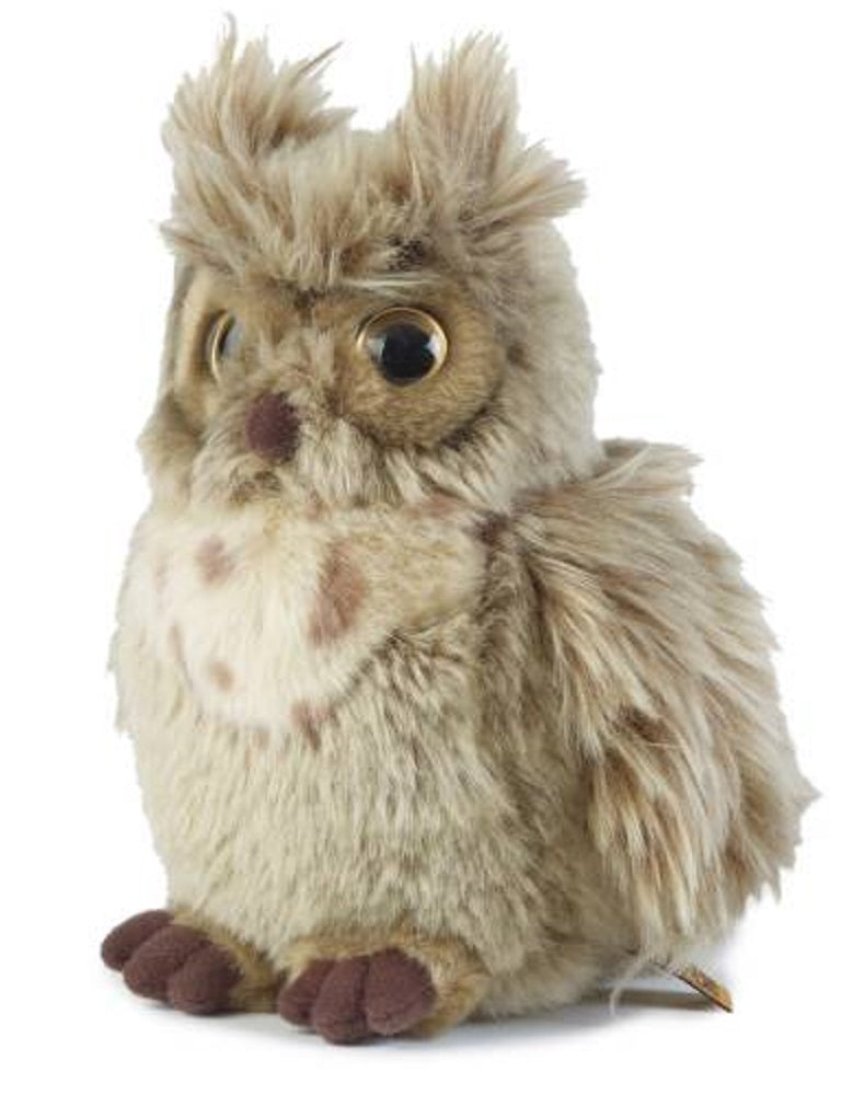 Living Nature Medium Brown Owl Plush 20cm