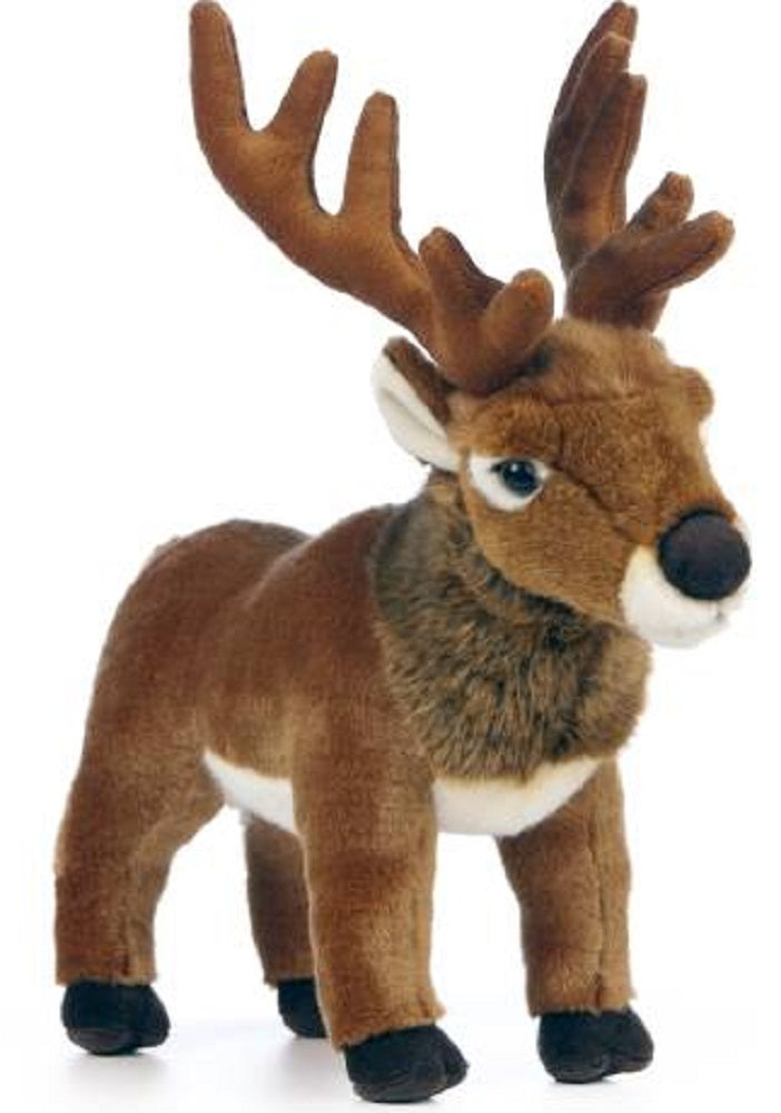 Living Nature Red Deer Stag Plush 30cm