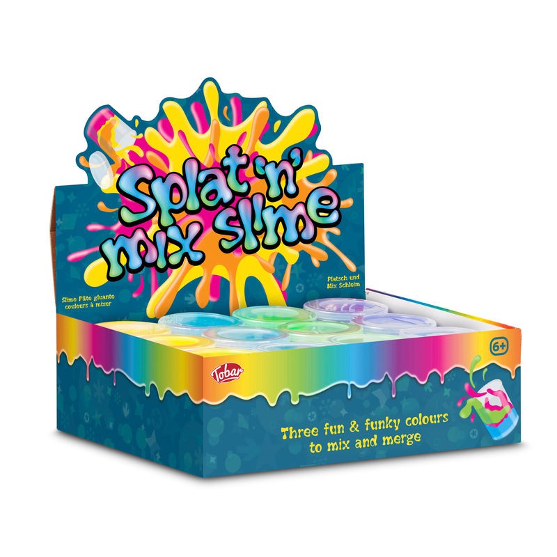 Splat and Mix Triple Colour Slime