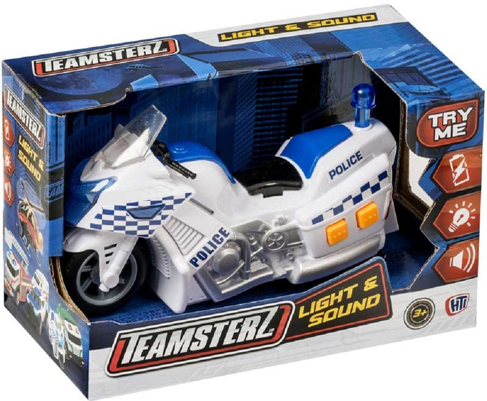 Teamsterz Small Light And Sound Police Motorbike
