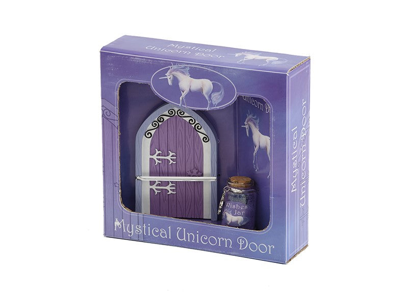Mystical Unicorn Door With Wish Jar